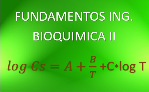 Fundamentos de Ingeniería Bioquímica II (Biotecnología)