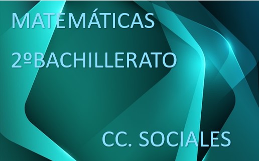 Matemáticas 2º Bachillerato Ciencias Sociales Institutos - Academia Libreros